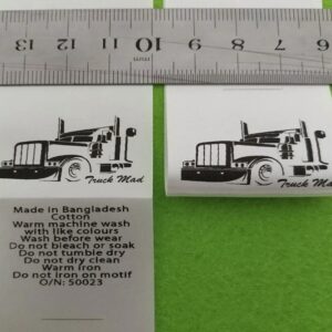 Custom Printed Satin Labels 100pcs